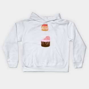 Cute cakes Kids Hoodie